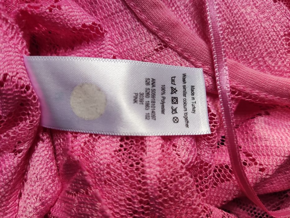 Sukienka pareo koronkowe plisowane George