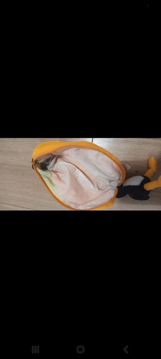 Pluszowy piórnik Chupa Chups żółty, oryginalny i miękki futerał