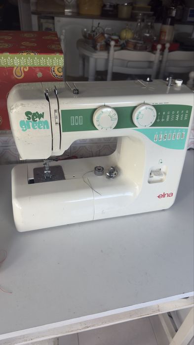 Maquina Costura Elna Sew Green