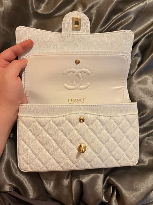 Chanel torebka caviar skóra naturalna