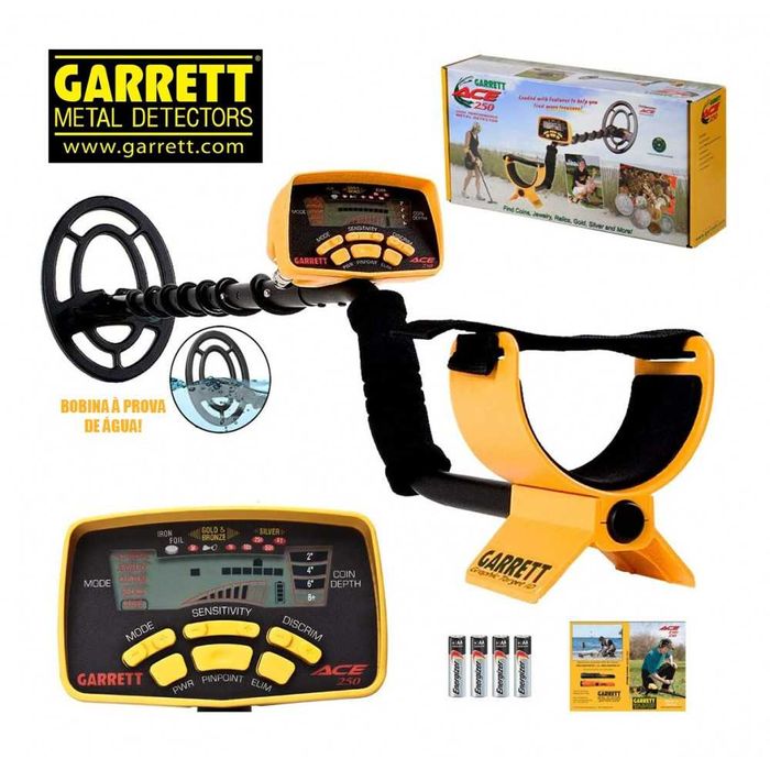 Detector de Metais Garrett Ace 250 (Novo)