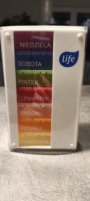 Kasetka na leki tygodniowa