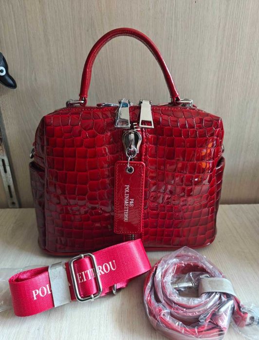 Женские кожаные сумки Polina & Eiterou