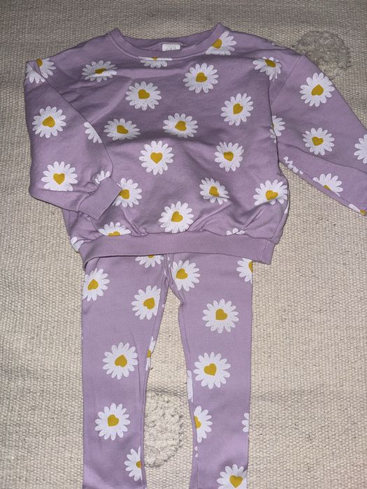 Komplet Zara bluza i leginsy rozm.116