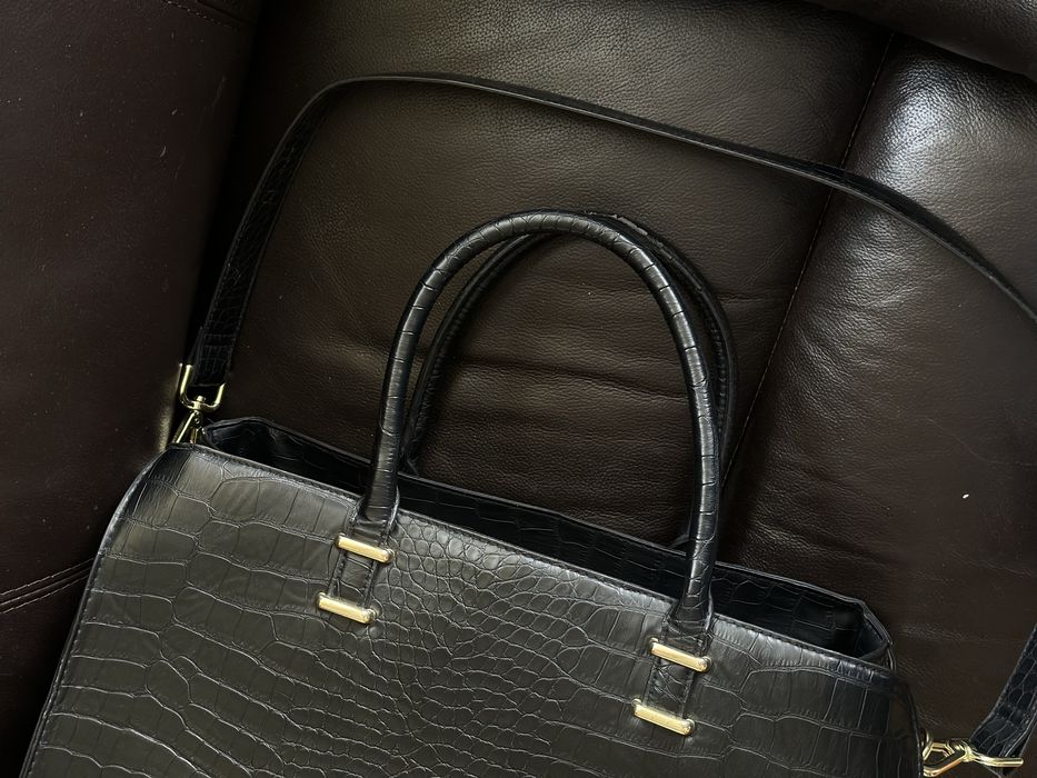 Сумка h&m чорна шкіра