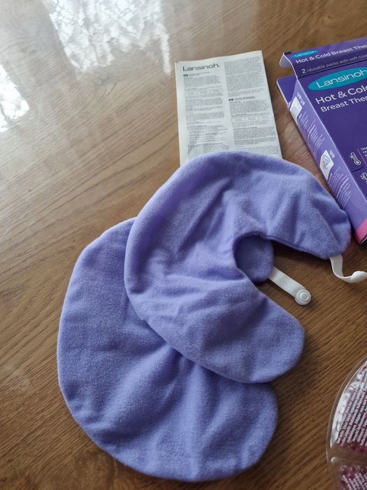 JAK NOWE Lansinoh kompresy żelowe okład na piersi ciepło zimno okłady
