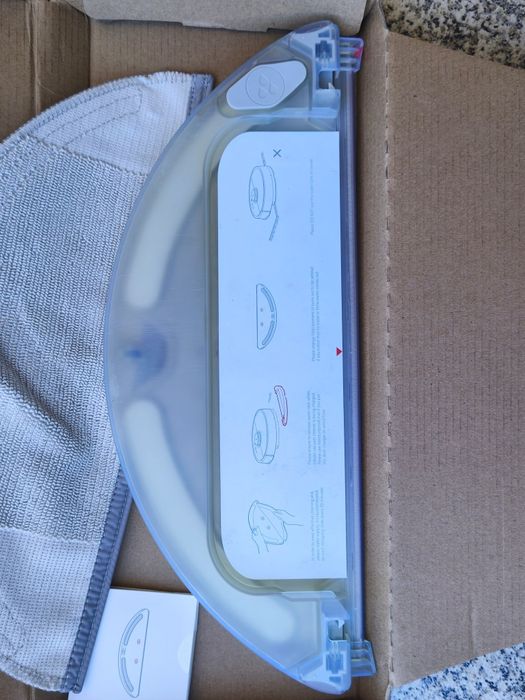 Conjunto tanque água e panos Roborock