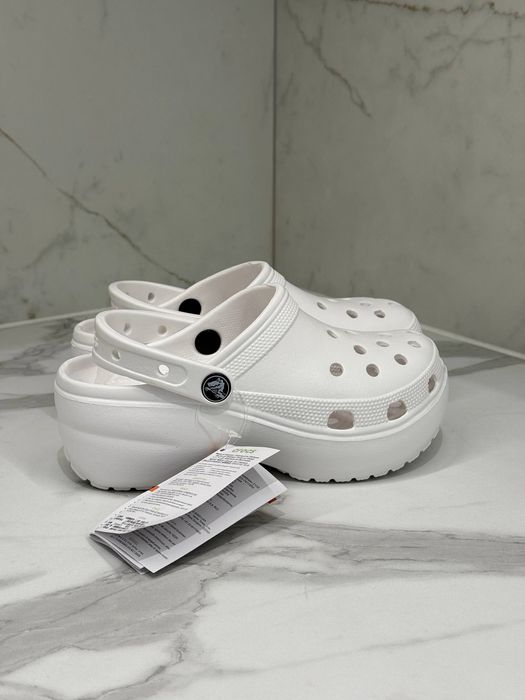 Crocs  36 розмір кольорові  W6/crocs детские/Crocs Platform Clog W7