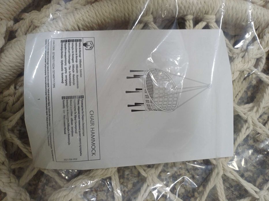 Cadeira baloiço rede D 81cm