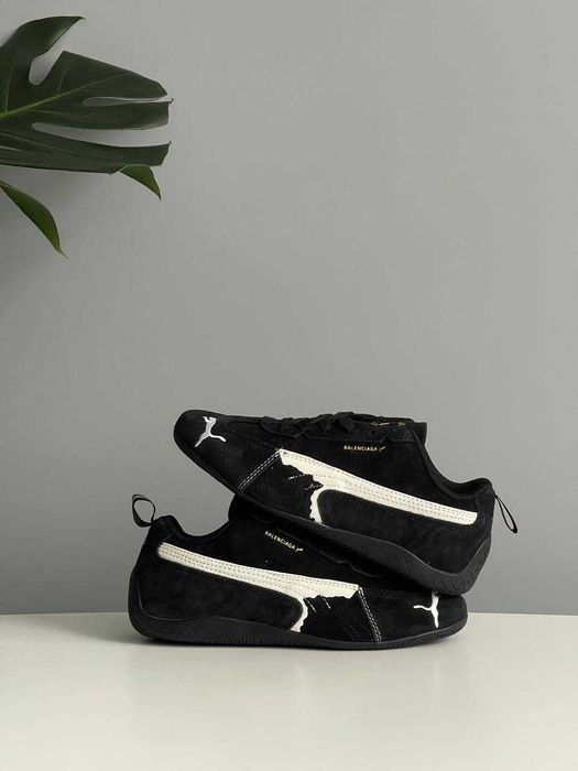 Кросівки Puma Speedcat Suede Balenciaga In Black premium | Кроссовки жіночі