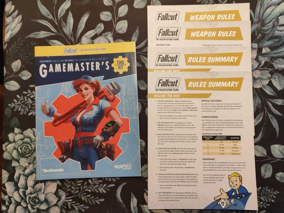 Fallout RPG i Gamemaster's Toolkit wersja angielska