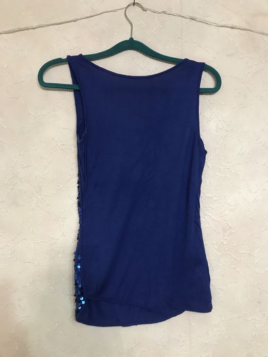 Майка маечка блуза топ цвет металик паэтка