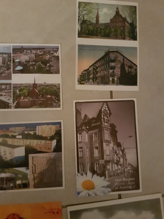 Stare pocztówki  Poznań. Opole. Ustka. Gluszyca. Morskie oko. Krasiczy