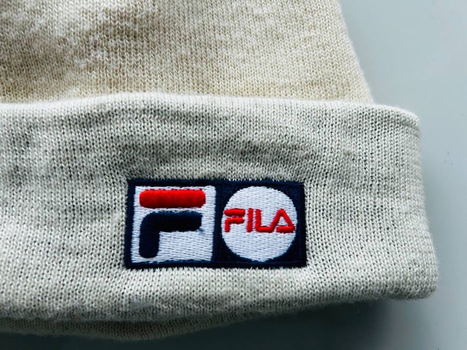 Оригінальна зимова шапка-біні FILA Fushun F-Box