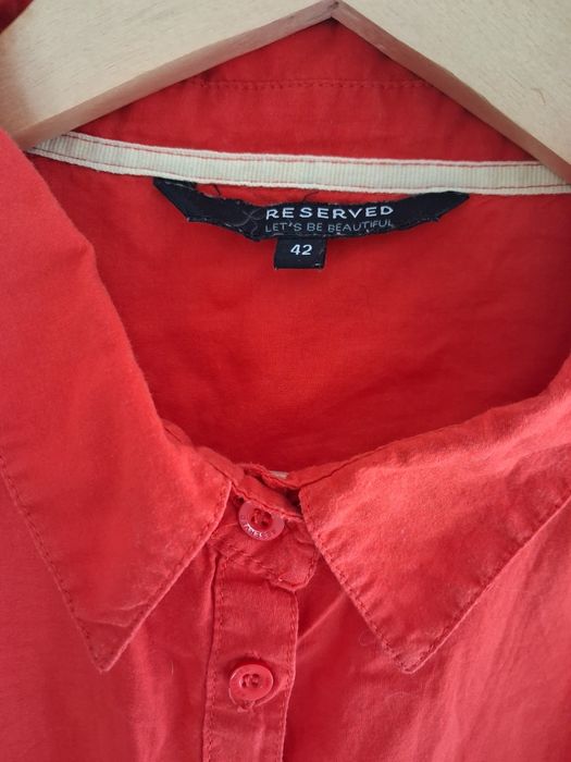 Czerwona koszula Reserved 42