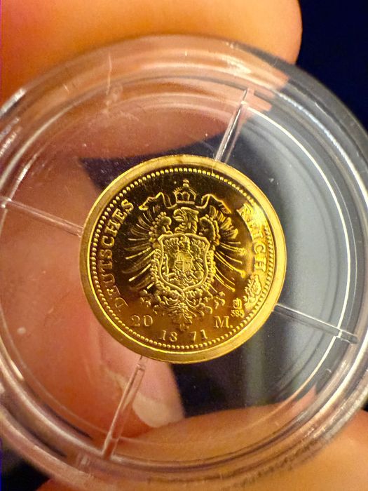 Золота медаль Третій Рейх вага 0,5 грама, проба 585
