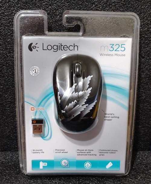 Logitech M325 Wireless Coral Fan / коллекционная беспроводная мышь