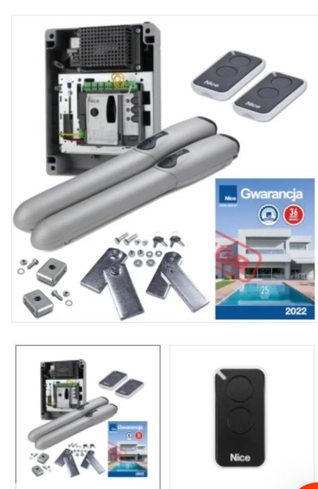 Napęd Do bramy Nice Windows kit nowy