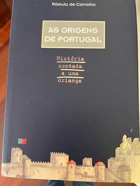 Livro para colecionadores " As origens de Portugal  História Contada a Uma Criança "   de Rómulo de Carvalho