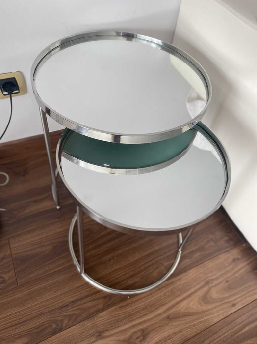 Mesa de apoio 2 em 1 espelhada