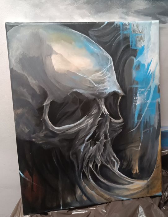 Obraz akryl na płótnie 50x40 Skull