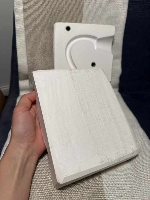 Forma gipsowa do ceramiki uchwyt do wazonu/kubka