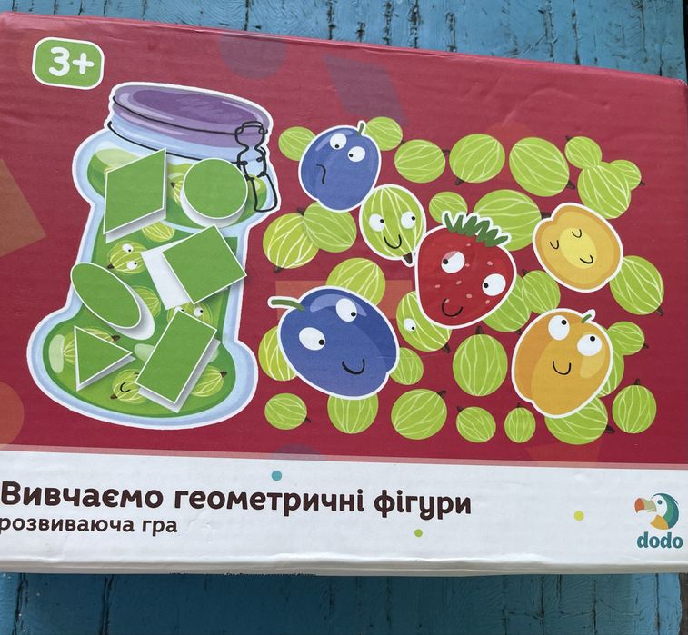 Геометричні фігури, рахування, літери Додо