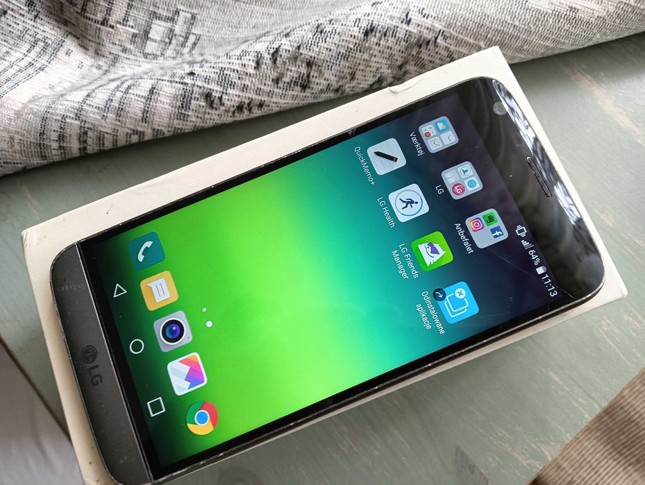 Smartfon LG G5 LTE Amoled 5,7' 3/32 GB pekn. klapka bateria trzyma bdb