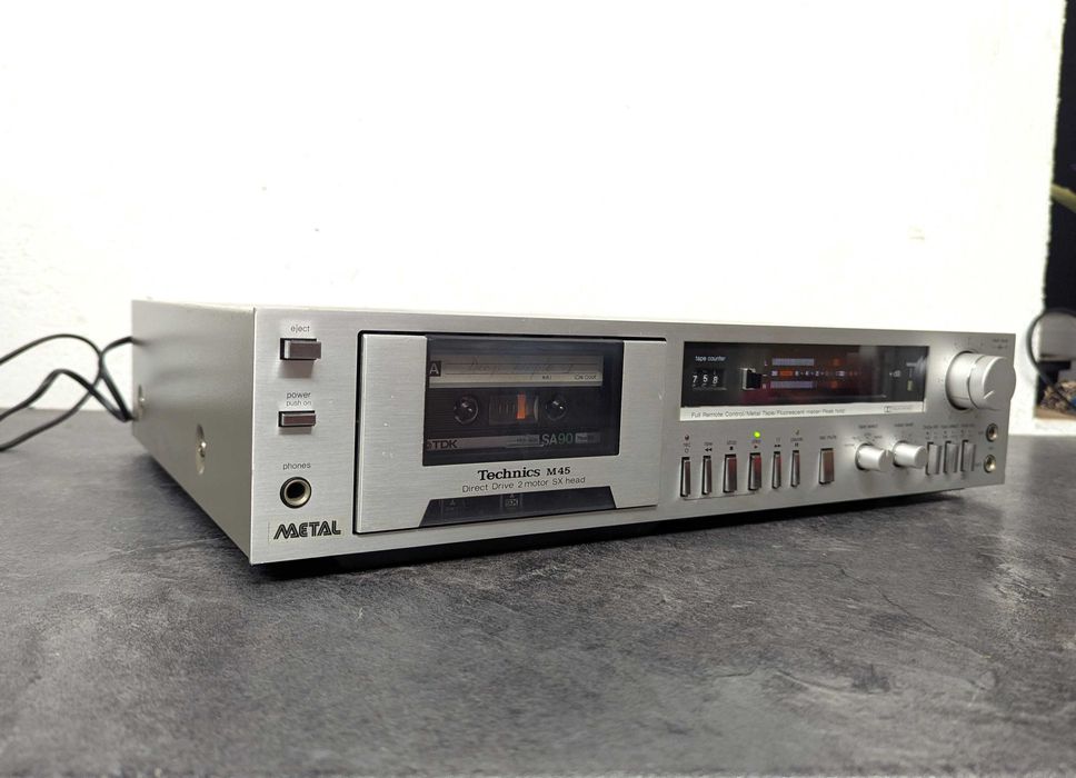 Касетна декаTechnics RS-M 45. Direct Drive. 2 двигуни. SX head.