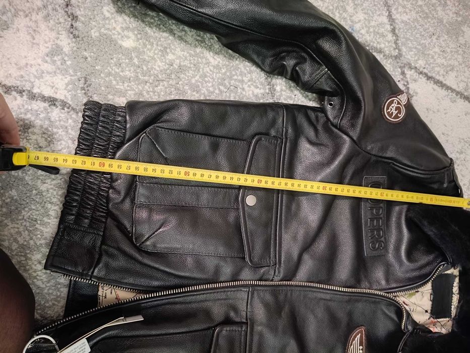 Skórzana kurtka pilotka