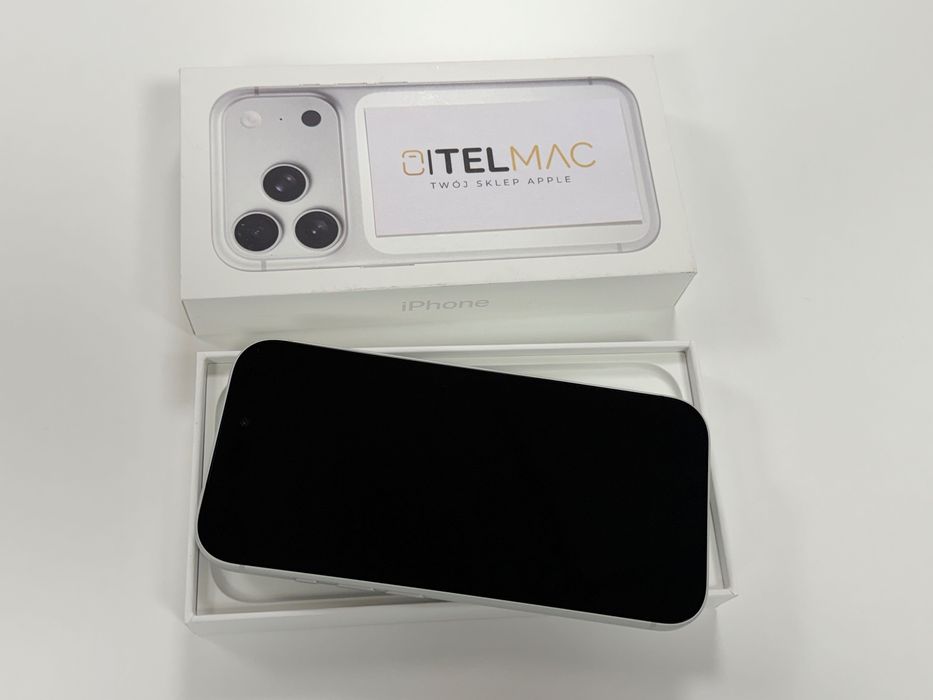 Apple iPhone 17 Pro Max 256 GB 5G JAK NOWY • Silver BAT 100% • SIM • Raty 0%