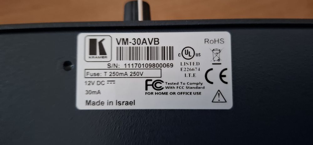 Kramer VM-30AVB nowy