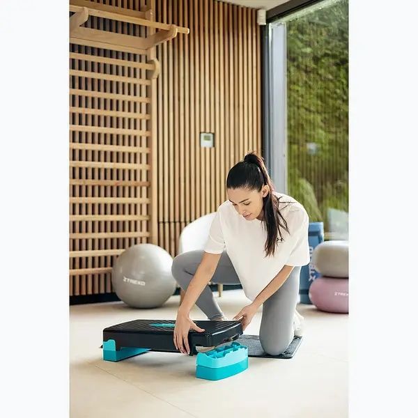 2-х ступінчаста степ платформа Stepper 67x28x10+5 см. Степпер фітнес