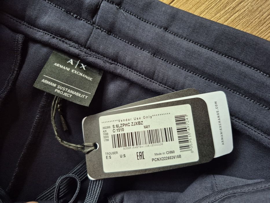 Spodnie Dresowe Męskie Armani Exchange S