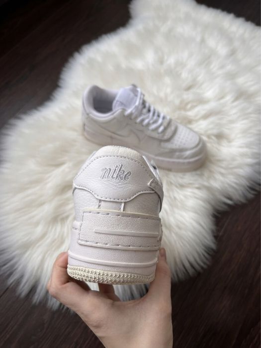 24см Жіночі білі кросівки кеди Nike Force