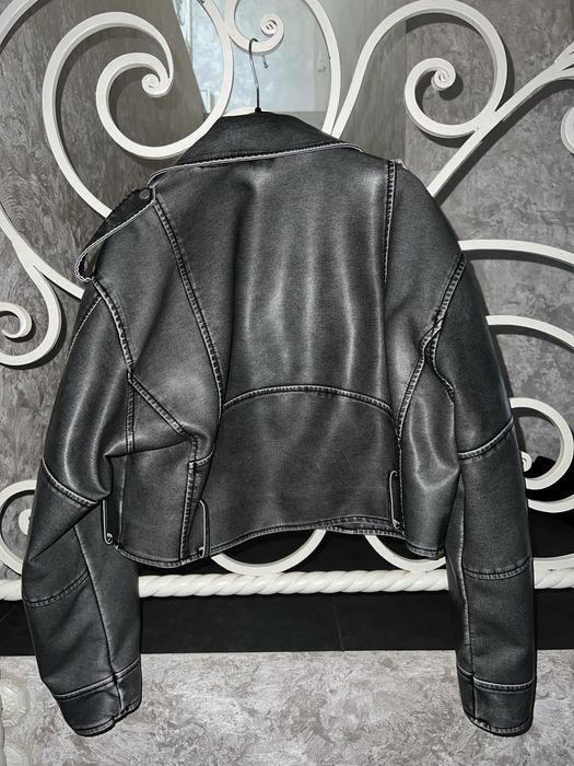 Косуха дубленка женская кожаная