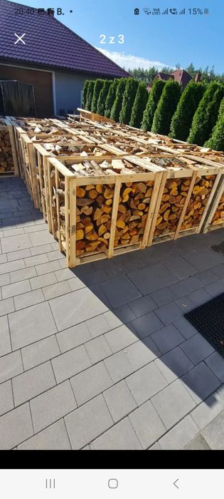 Brzoza Drewno opałowe kominkowe opał