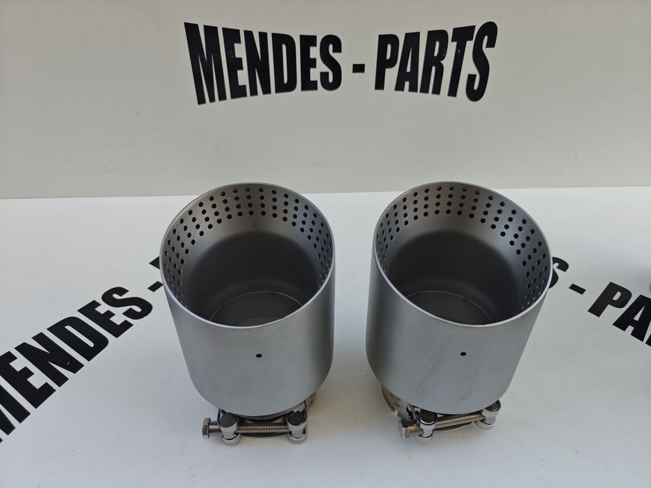 Ponteiras style akrapovic inox