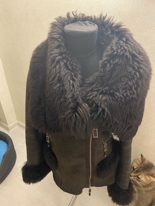 Шикарная дубленка куртка косуха