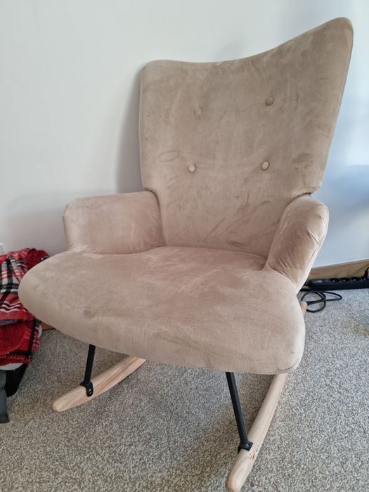 [REZERWACJA] Fotel bujany MOSS od Homla