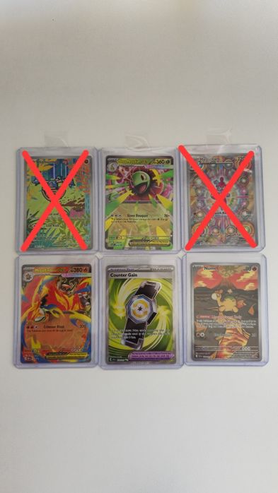 Conjunto de  cartas pokémon