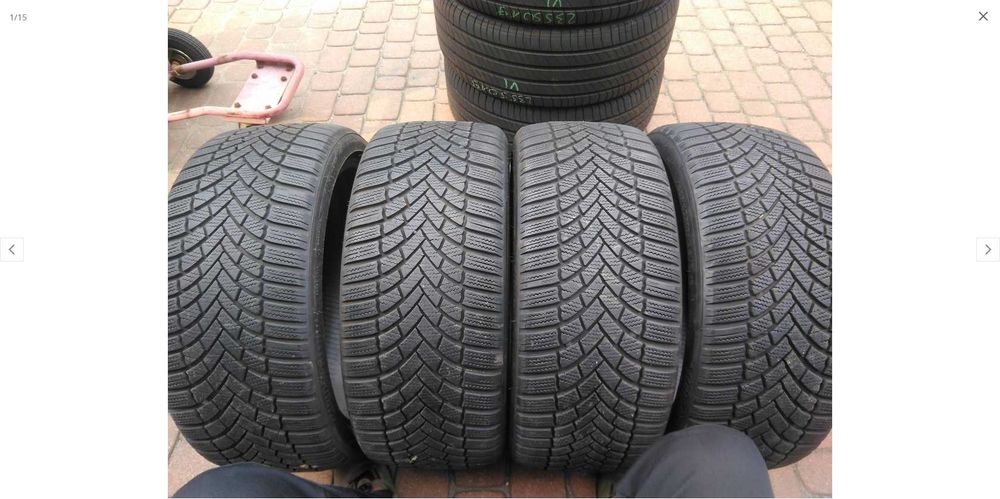 4x opony Bridgestone Blizzak LM005 225/40 R18 5,8-6,5mm