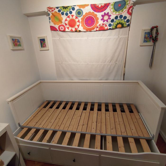 Cama dupla Hemnes branca IKEA