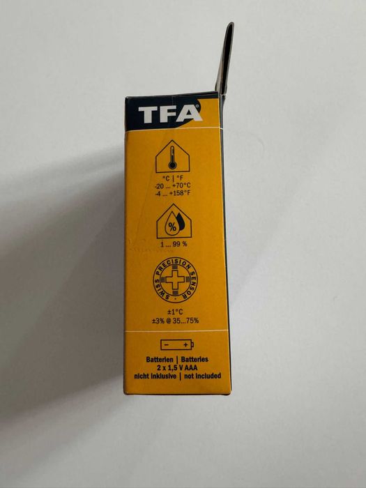 Nowy Termohigrometr na baterie TFA exacto do pomiarów parametrów
