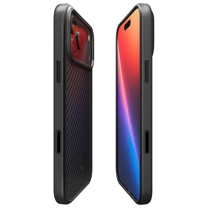 Etui Spigen Enzo Aramid "T" Mag MagSafe  do iPhone 17 Pro Max czarny