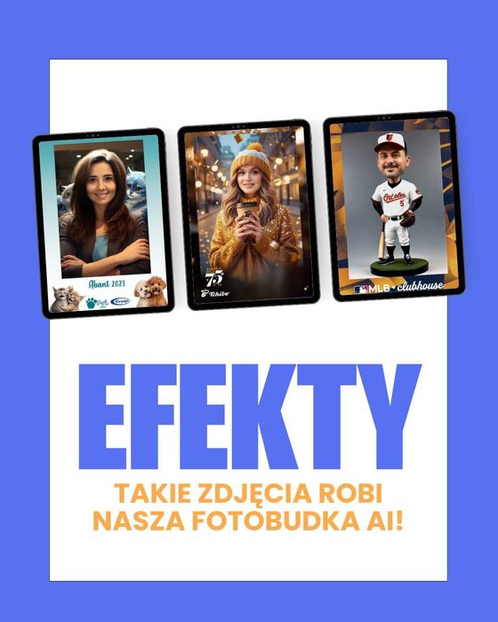 Fotobudka AI nowość superhit na każdą imprezę; Fotolustro, multibudka