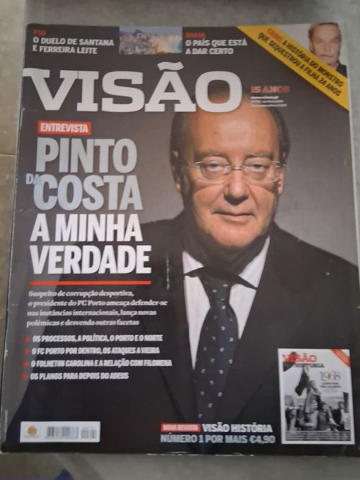 Pinto da Costa  A minha verdade revista Visão