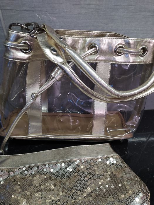 Torebka złota,  zestaw 2szt