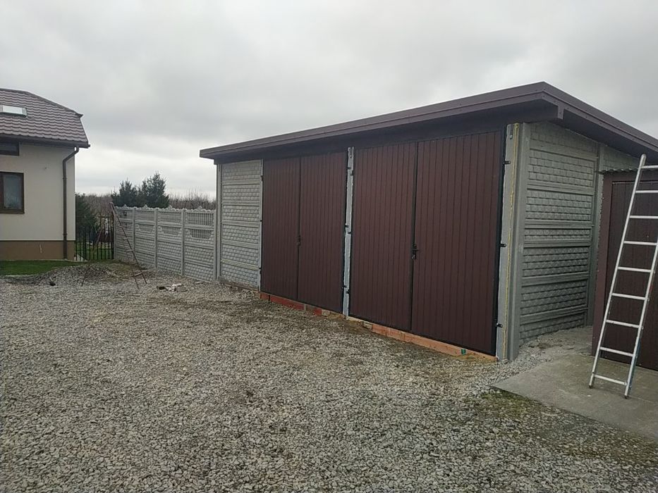 Montaż ogrodzeń betonowych i panelowych, wiat, garaży.