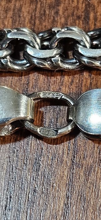 Мужская серебряная цепочка